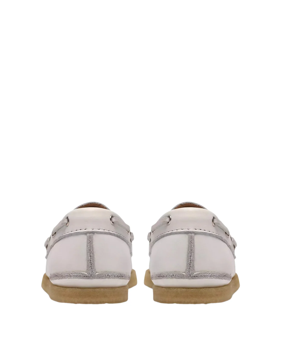 Godney Boat (White Grain Leather) - Image 4