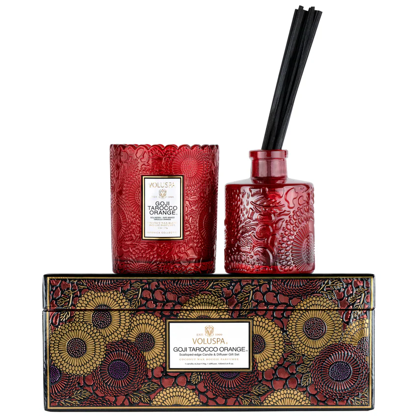 Goji Candle Diffuser Gift Set