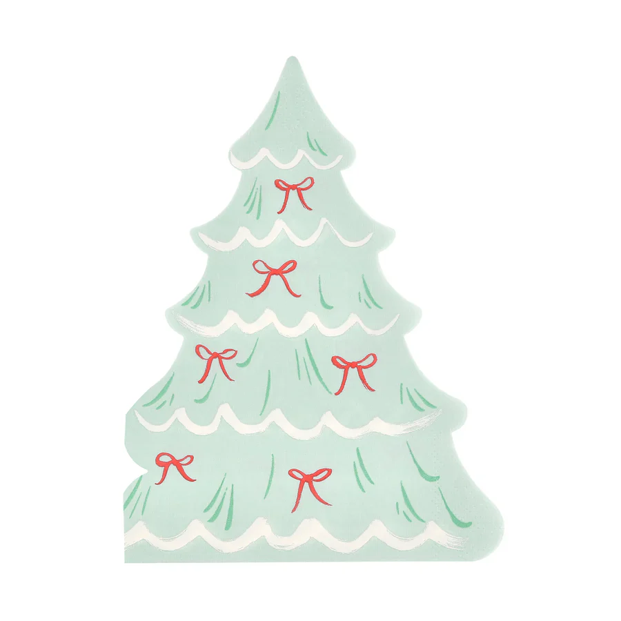 Gold Bow Tree Napkins - Image 4