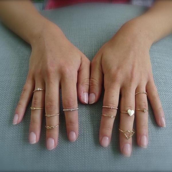 Gold Infinity Ring - Image 2