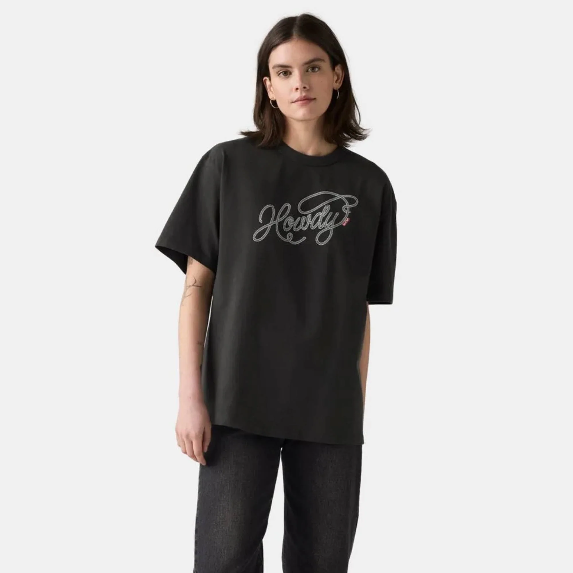 GR Tabor Tee (Howdy Script Pirate Black)