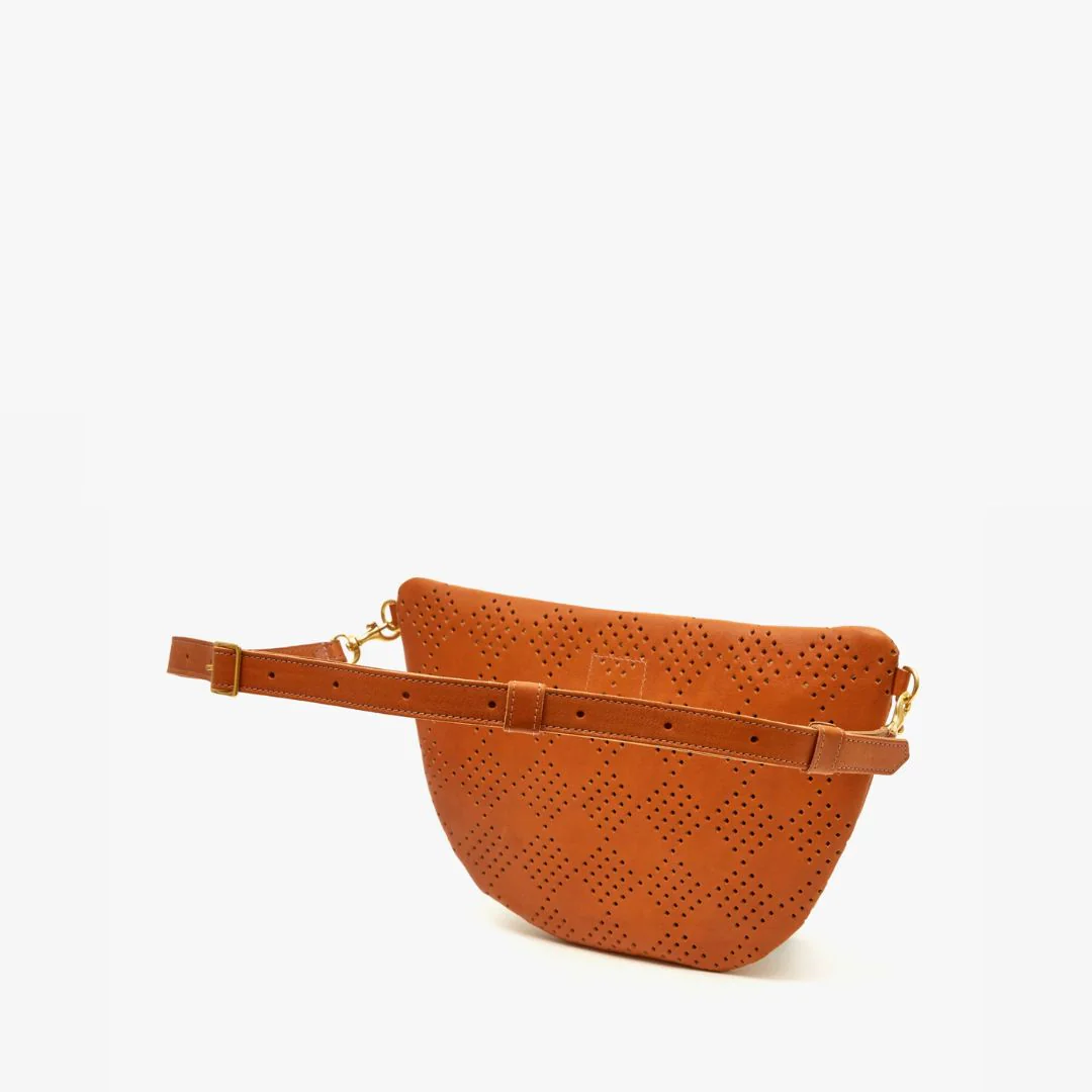 Grande Fanny Pack (Lightweight Checker Perf Cuoio) - Image 3