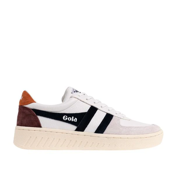 Grandslam Trident Trainer (White + Navy + Moody Orange)