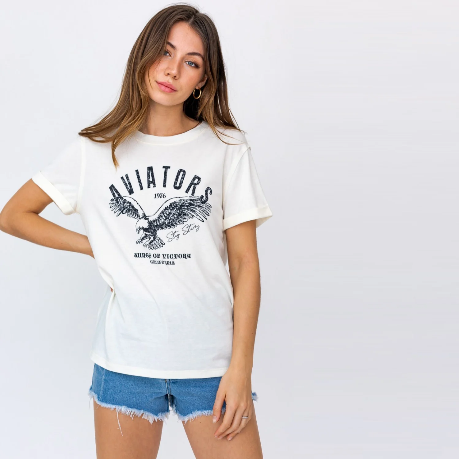 Aviator Tee (Cream) - Image 2