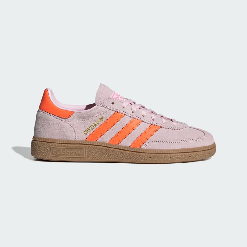 Handball Spezial Shoes (Clear Pink + Solar Orange + Gum)