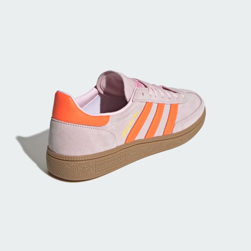 Handball Spezial Shoes (Clear Pink + Solar Orange + Gum) - Image 5