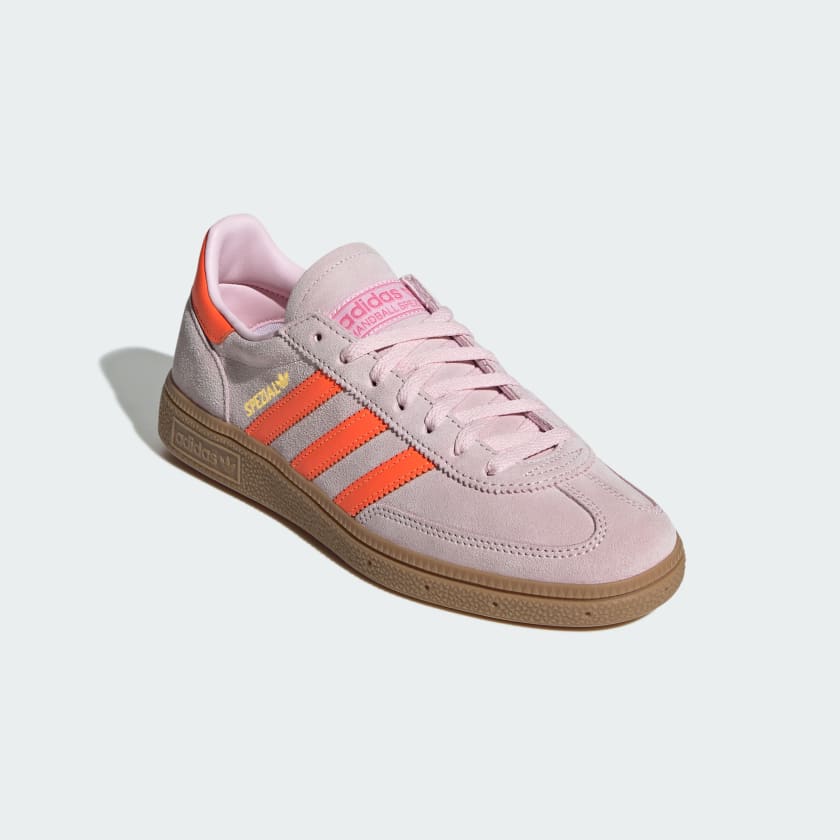 Handball Spezial Shoes (Clear Pink + Solar Orange + Gum) - Image 6