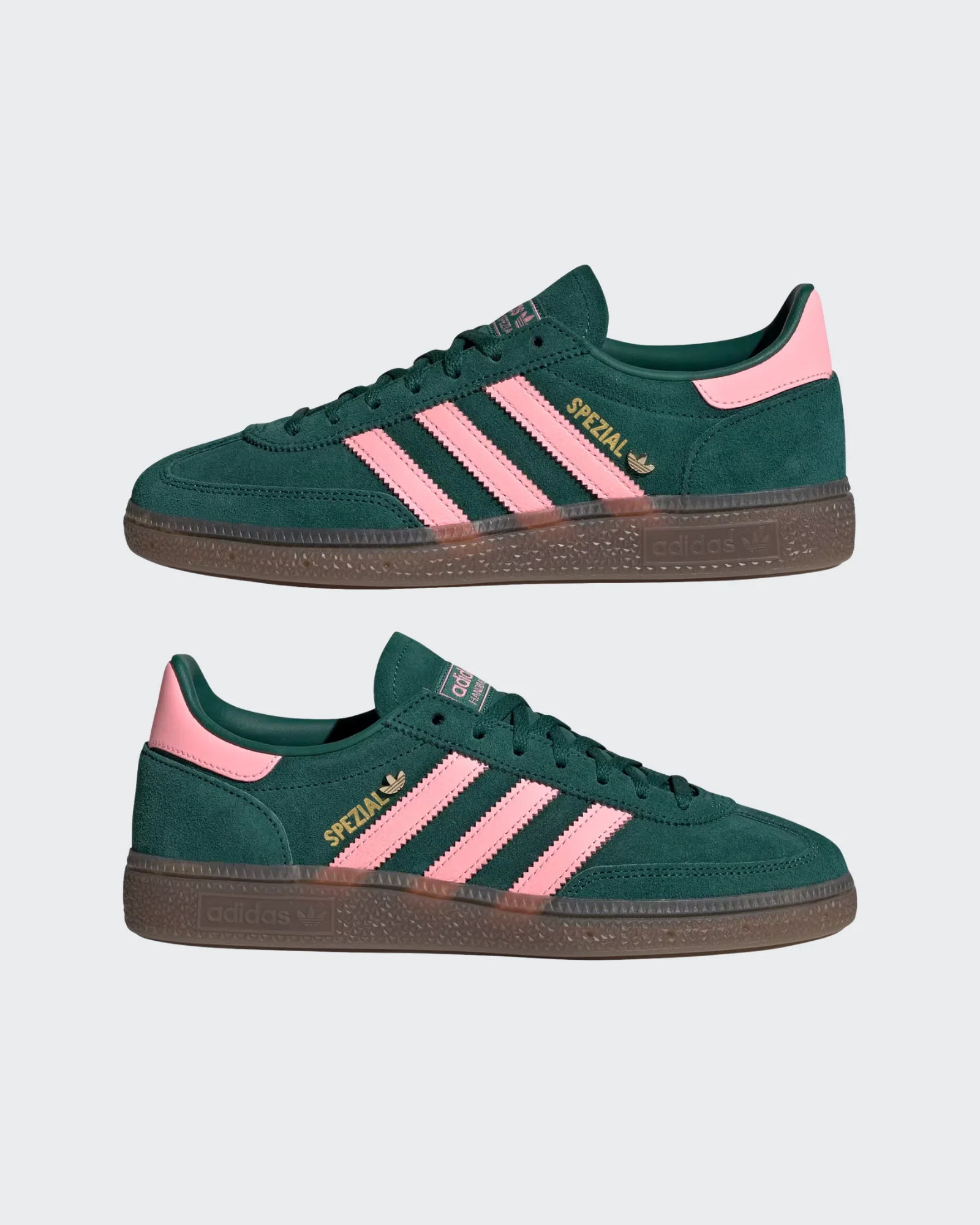 Handball Spezial Shoes (Collegiate Green + Pink Spark + Gold Metallic) - Image 4