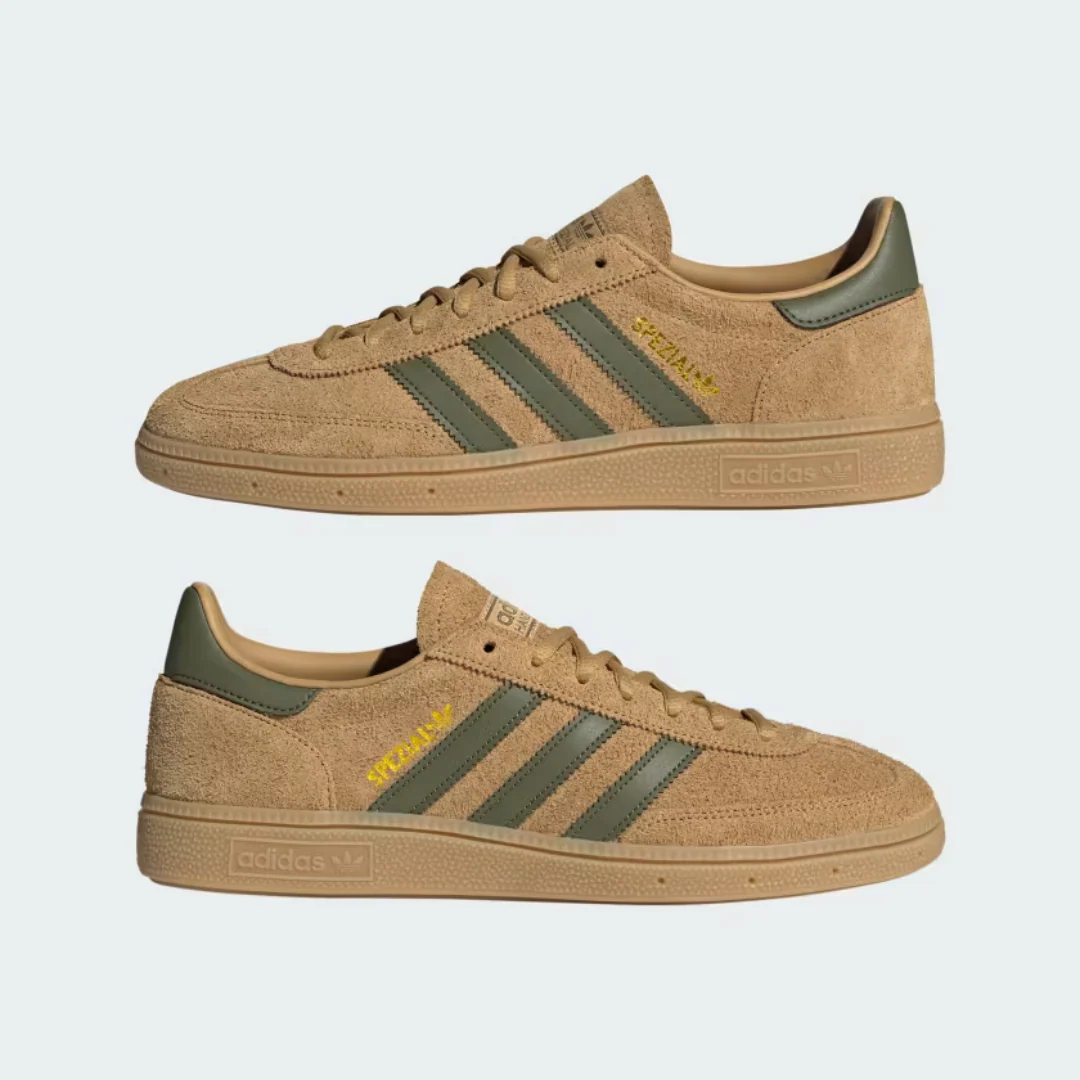 Handball Spezial Shoes (Golden Beige + Focus Olive + Gum) - Image 2