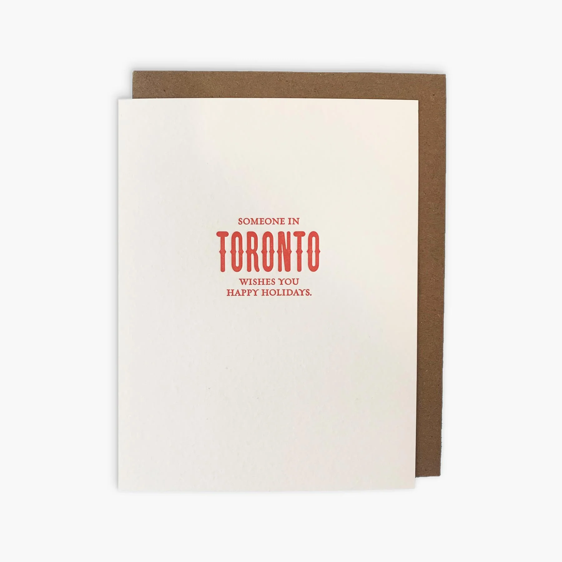 Happy Holidays from Toronto Card