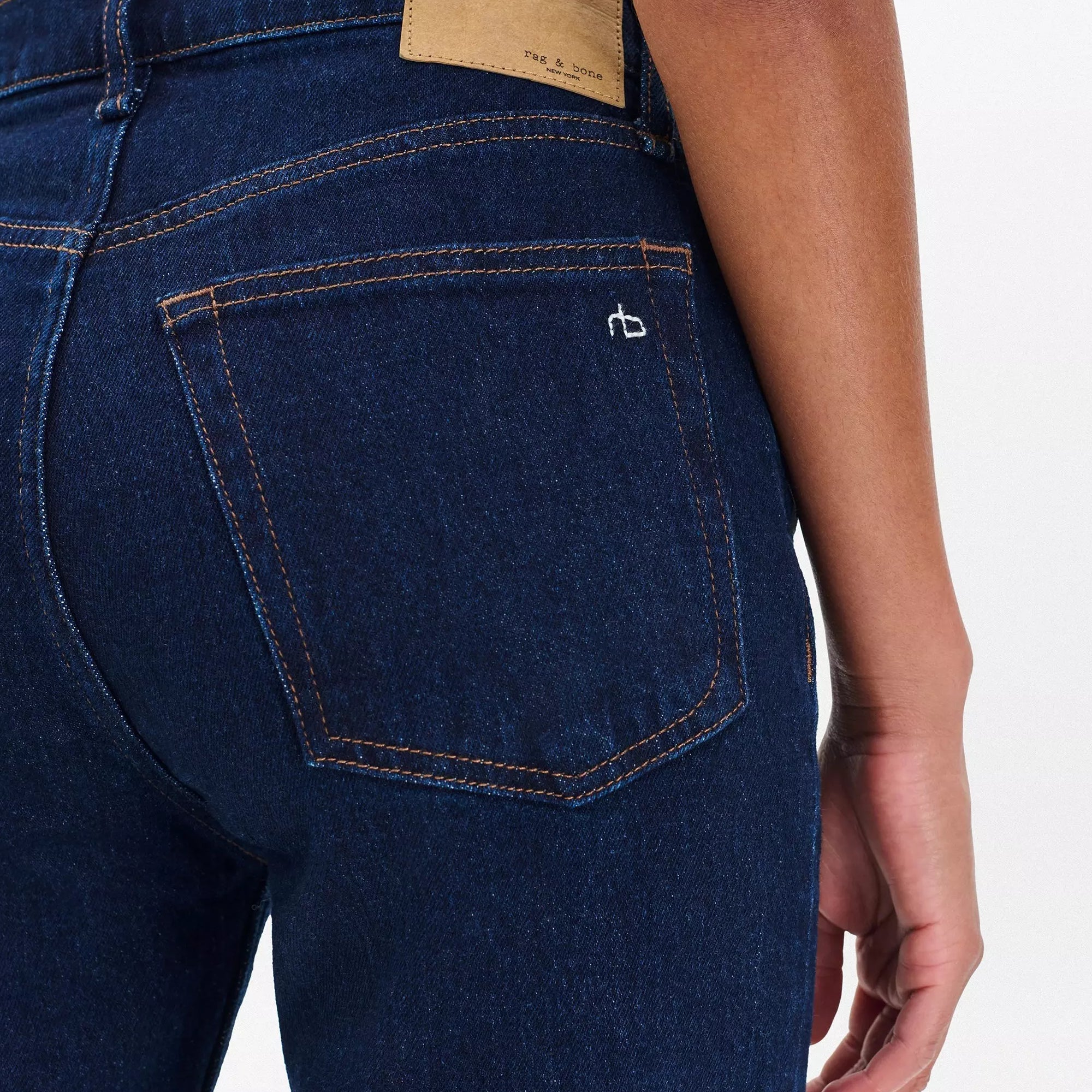 Harlow Mid-Rise Ankle Straight (Dark Rinse) - Image 5