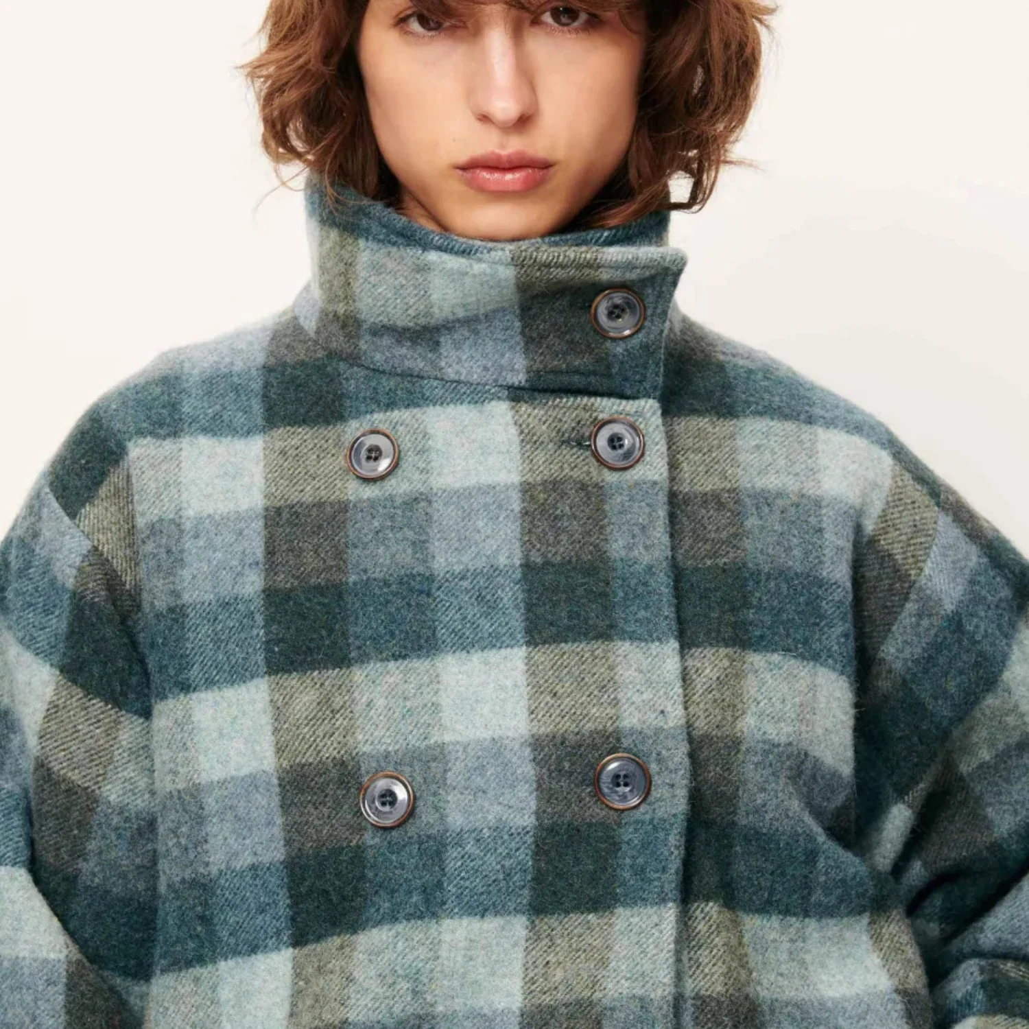 Harlow Short Coat (Smocky Blue) - Image 4