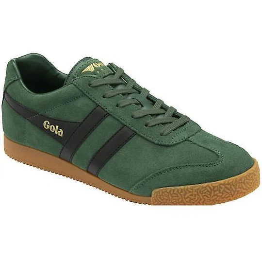 Harrier Suede Sneakers (Evergreen + Black) - Image 3