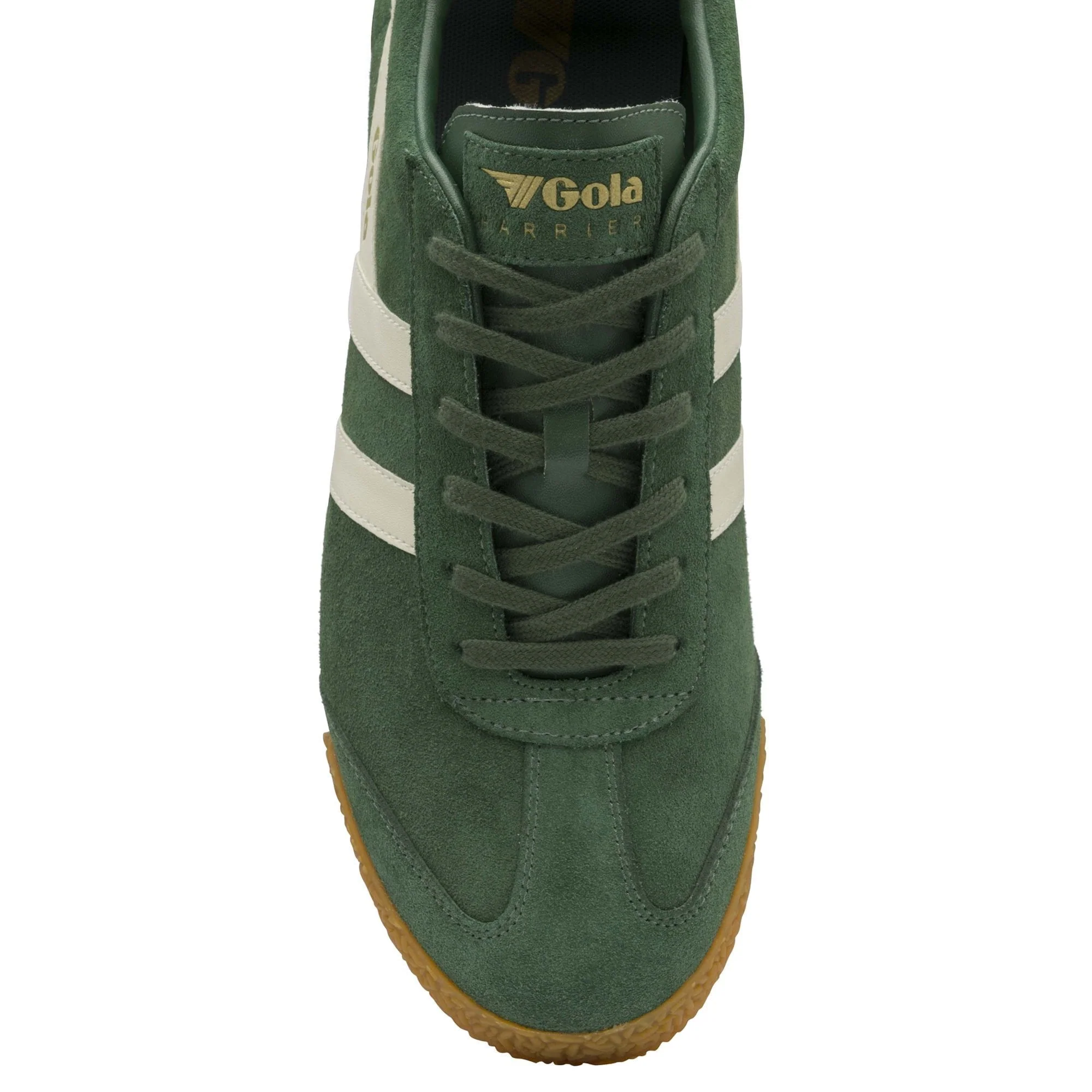 Harrier Suede Sneaker (Evergreen + Off White) - Image 5