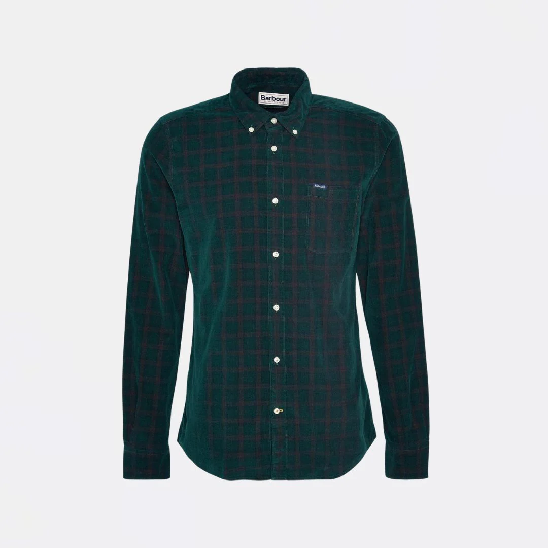 Harthill Tailored Long-Sleeved Cord Shirt - Image 4