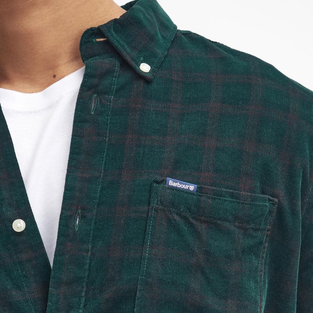 Harthill Tailored Long-Sleeved Cord Shirt - Image 8