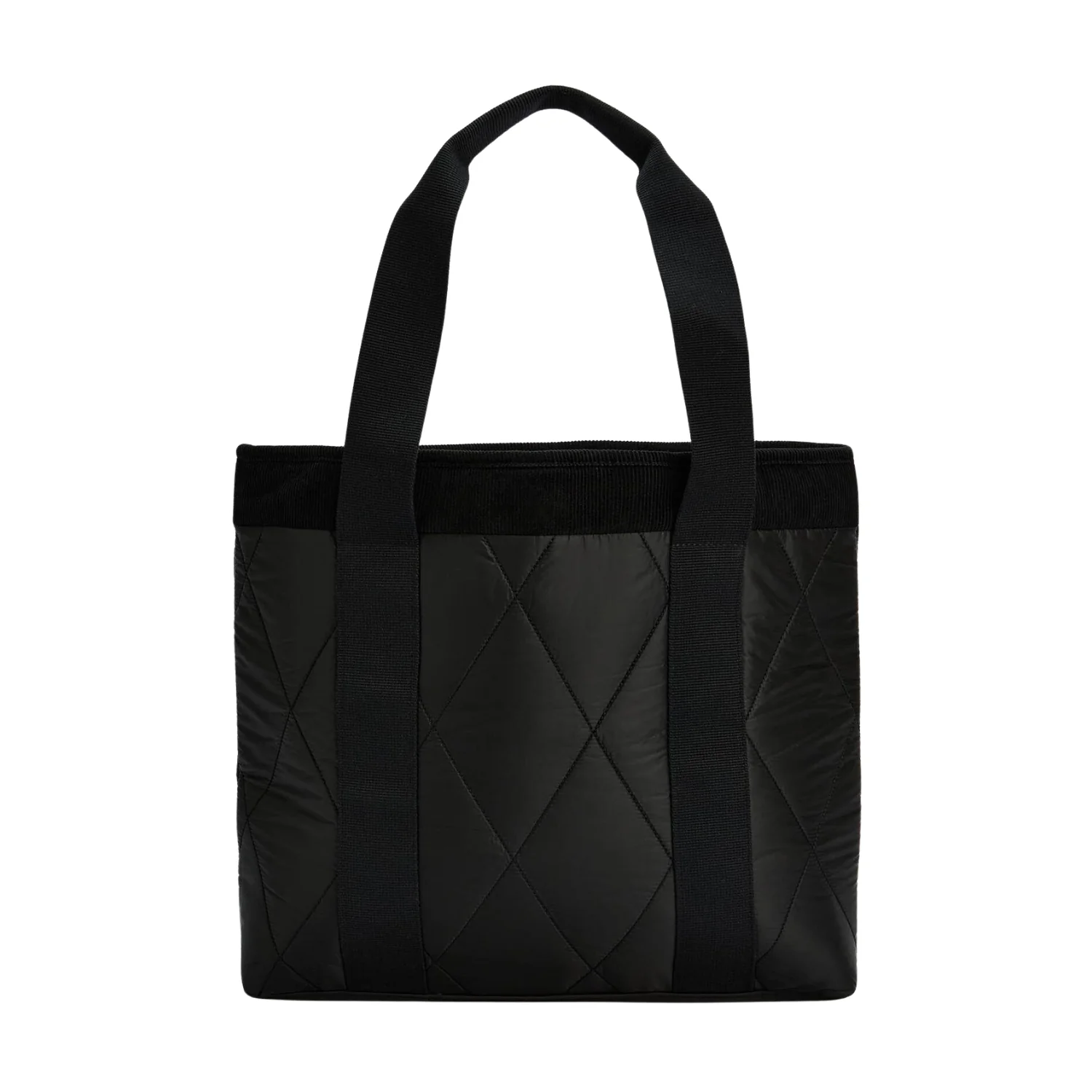 Healy Quilted Tote Bag (Black + Ancient) - Image 3