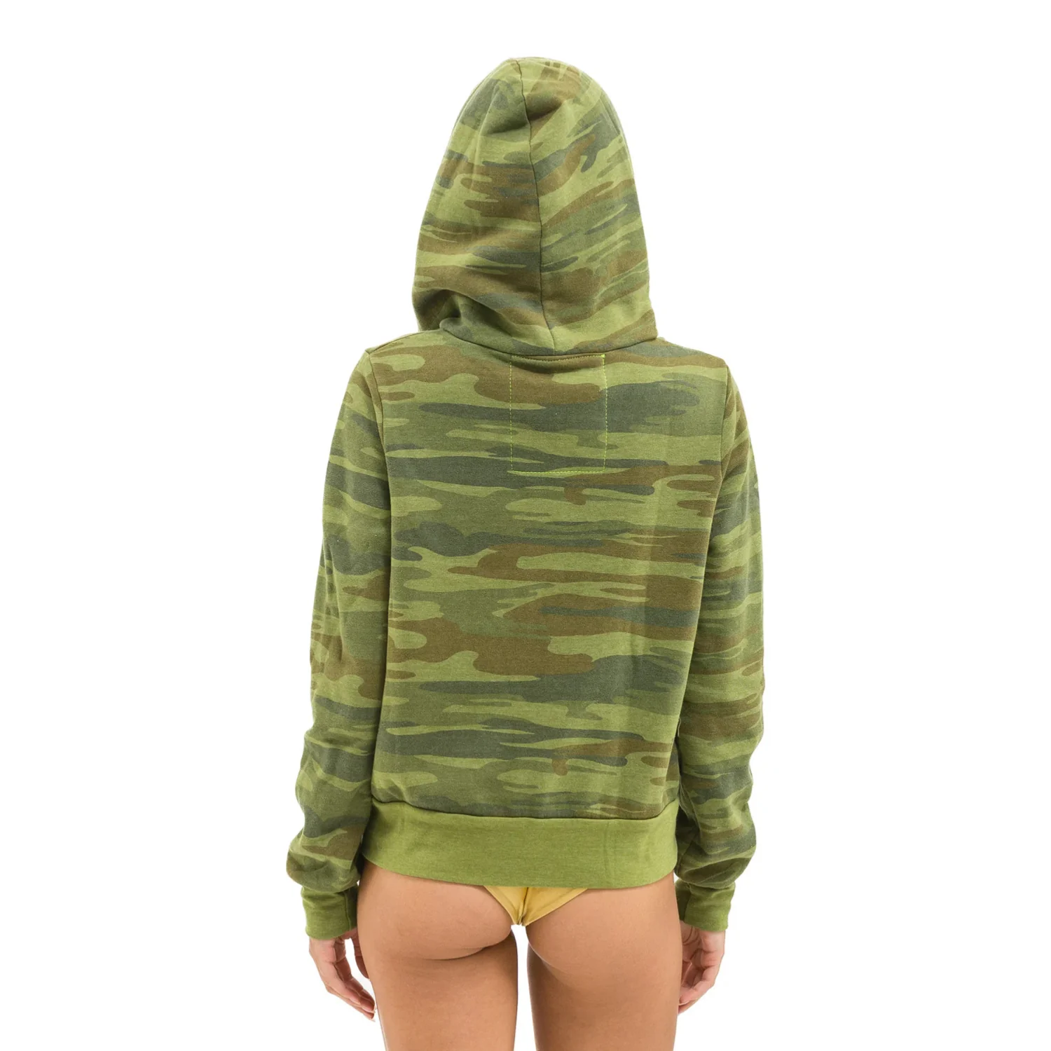 Heart 2 Zip Hoodie (Camo + Neon Pink) - Image 4
