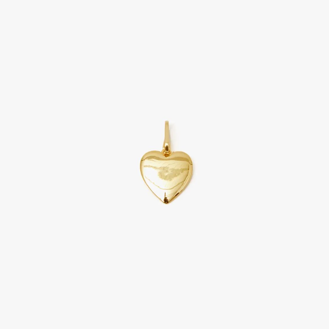 Heart Charm (Vermeil Vintage Gold)