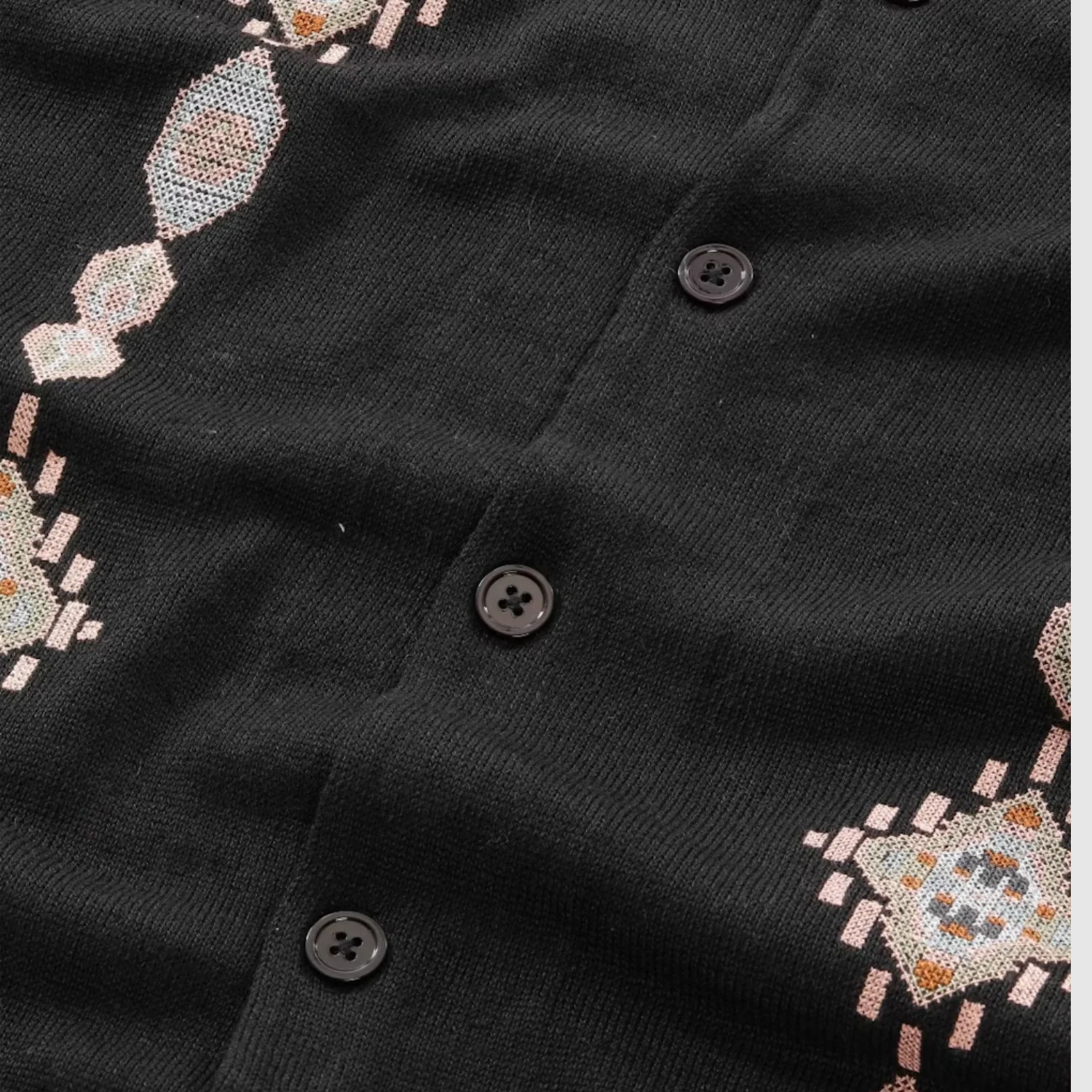 Henry 6565 Embroidery Shirt (Black) - Image 3