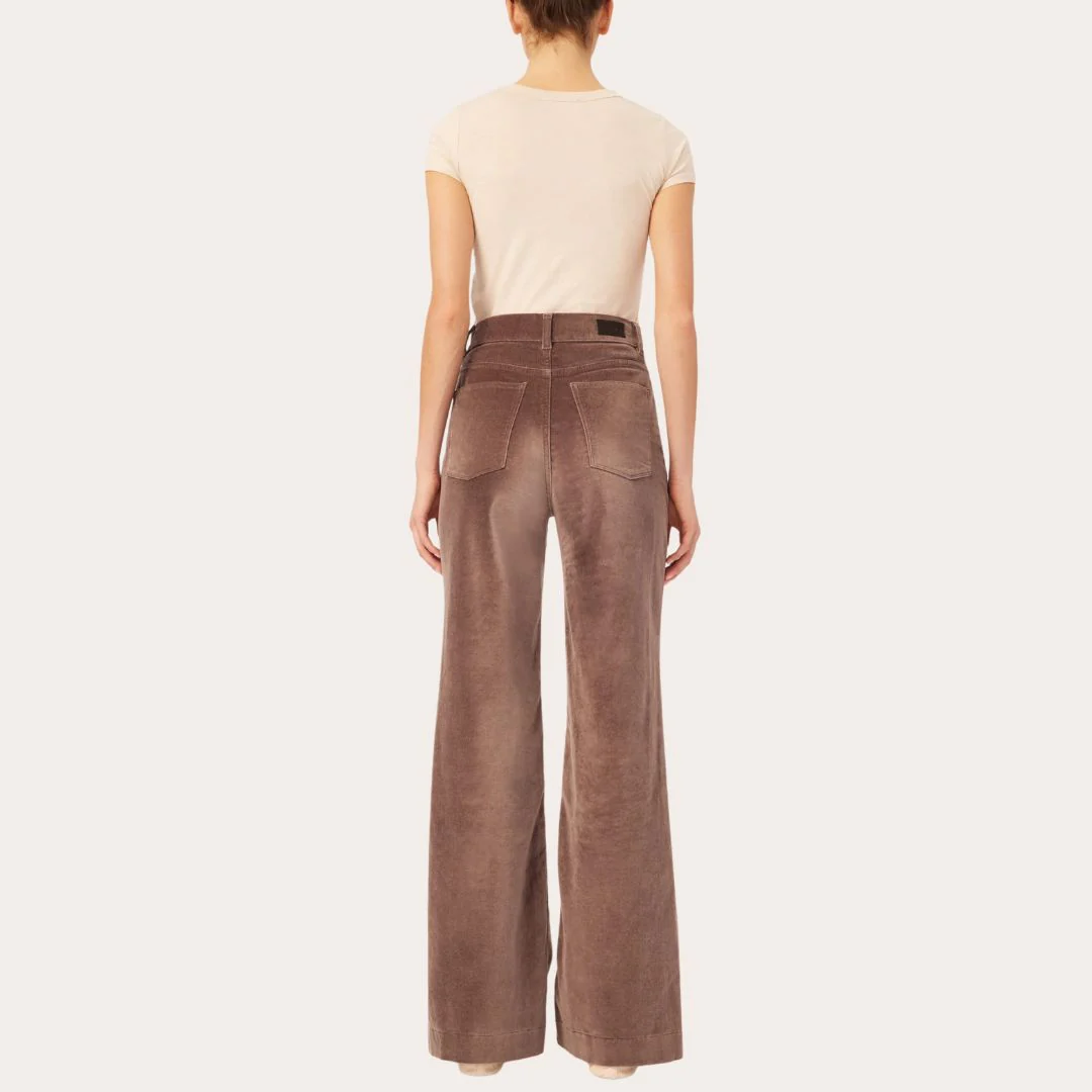 Hepburn Wide Leg (Pearl Grey) - Image 2