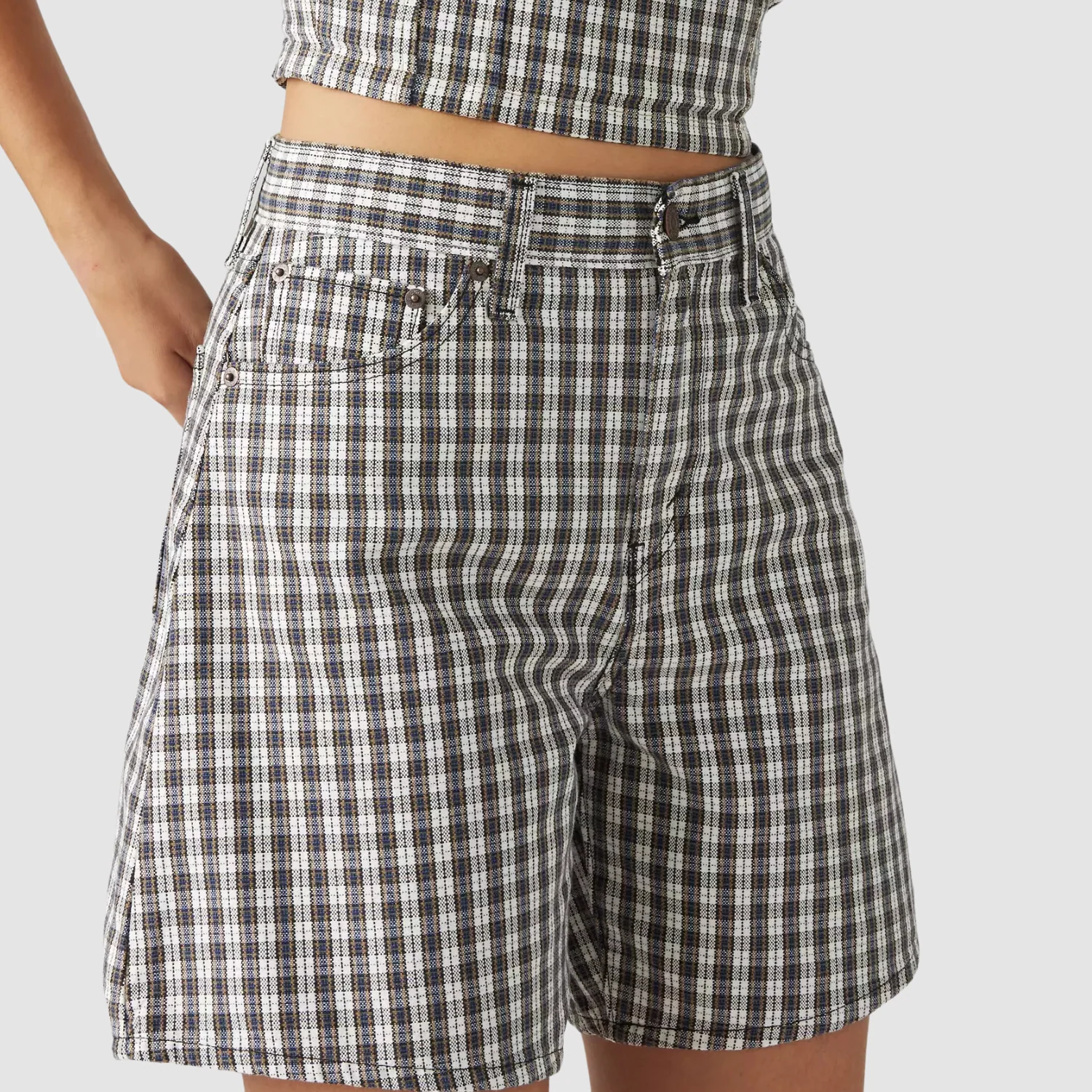 High Baggy Short (Milo Plaid) - Image 2