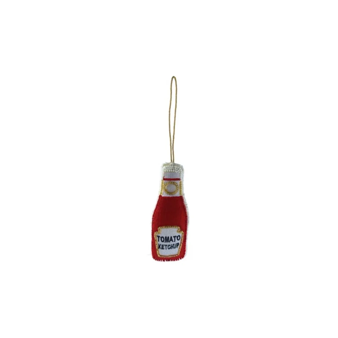 Beaded & Embroidered Condiment Ornament - Image 3