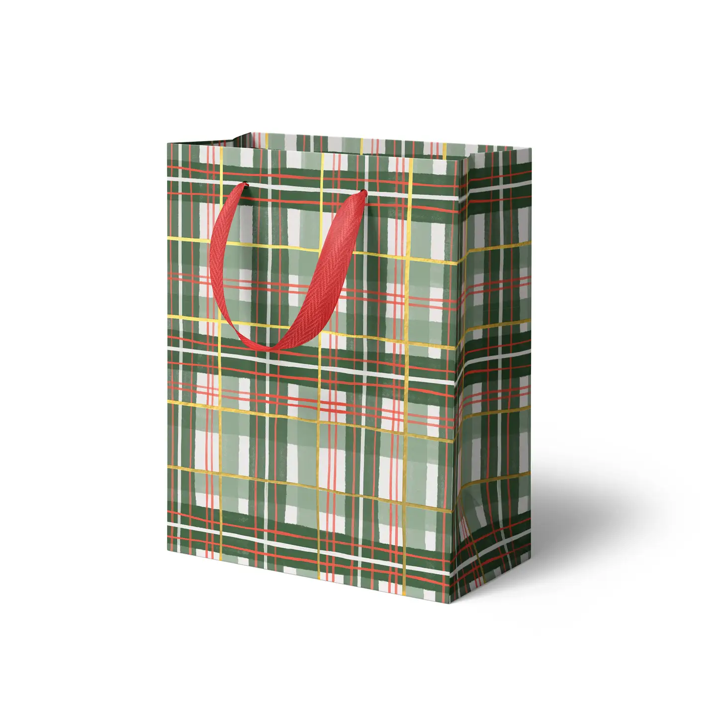 Holiday Plaid Gift Bag - Image 2