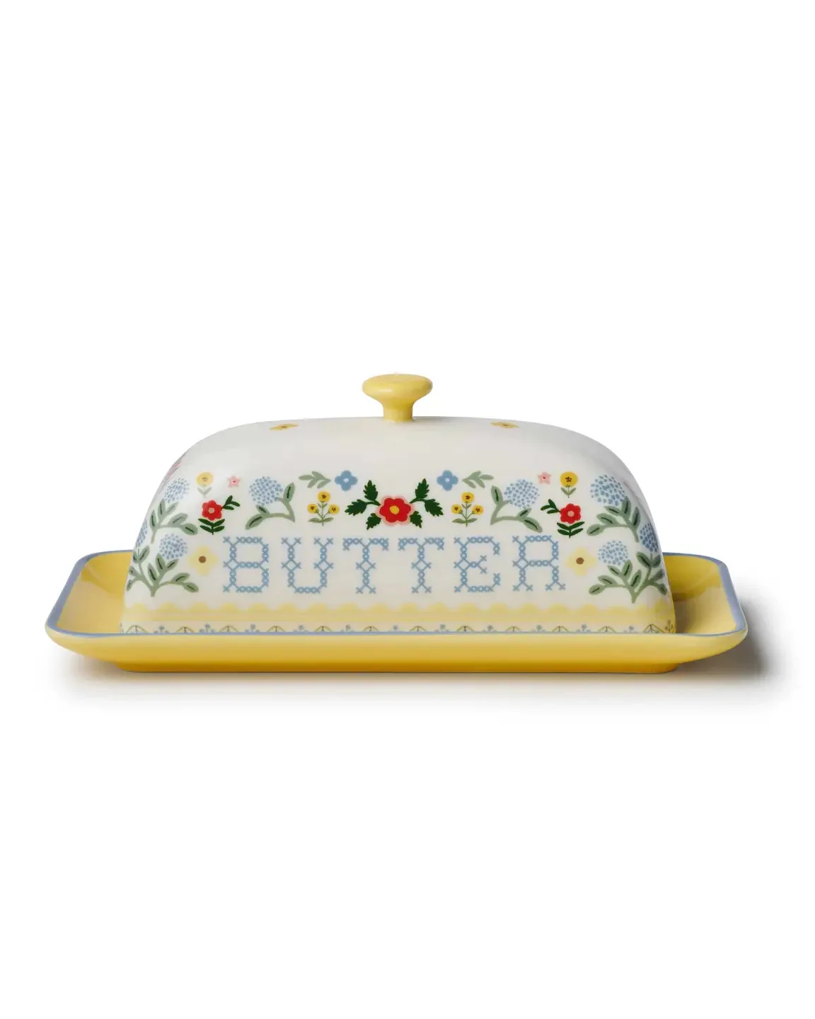 Home Sweet Home Porcelain Butter Dish