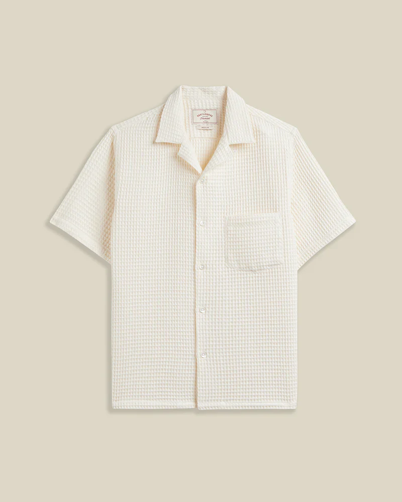 Honey Comb Shirt (White)