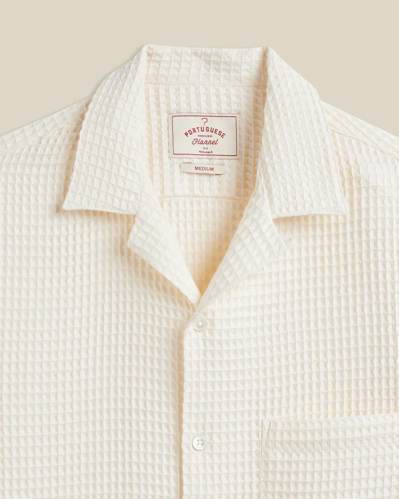 Honey Comb Shirt (White) - Image 2