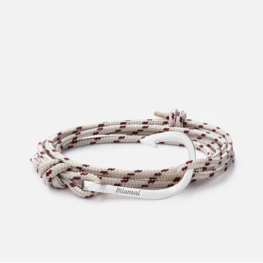 Hook On Rope Bracelet (Cambridge + Silver)