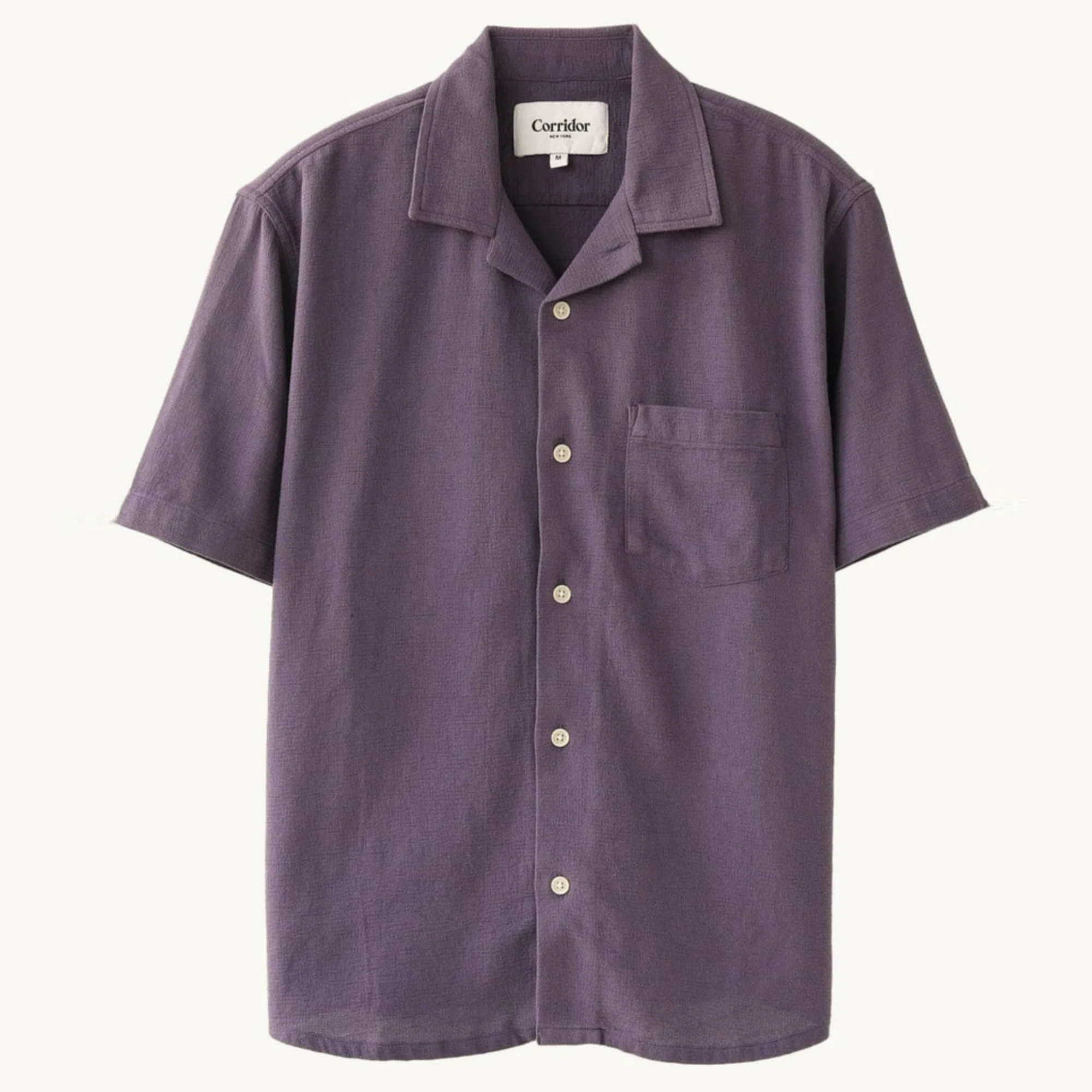 Hopsack SS Shirt (Violet) - Image 4