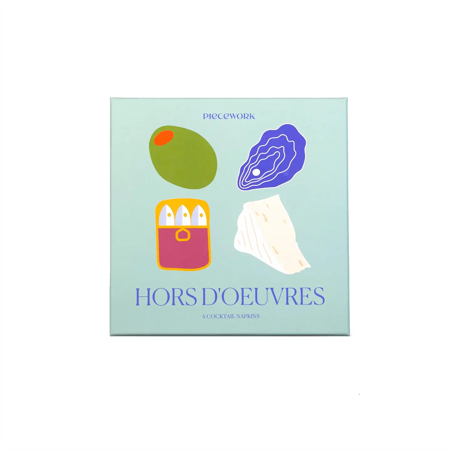 Hors D'Oeuvres Cocktail Napkins (Set of 4)