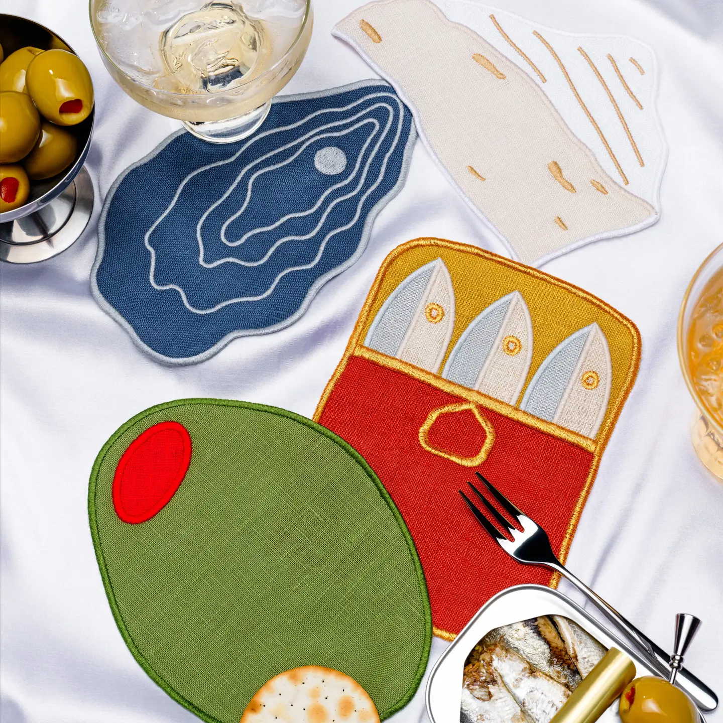 Hors D'Oeuvres Cocktail Napkins (Set of 4) - Image 4
