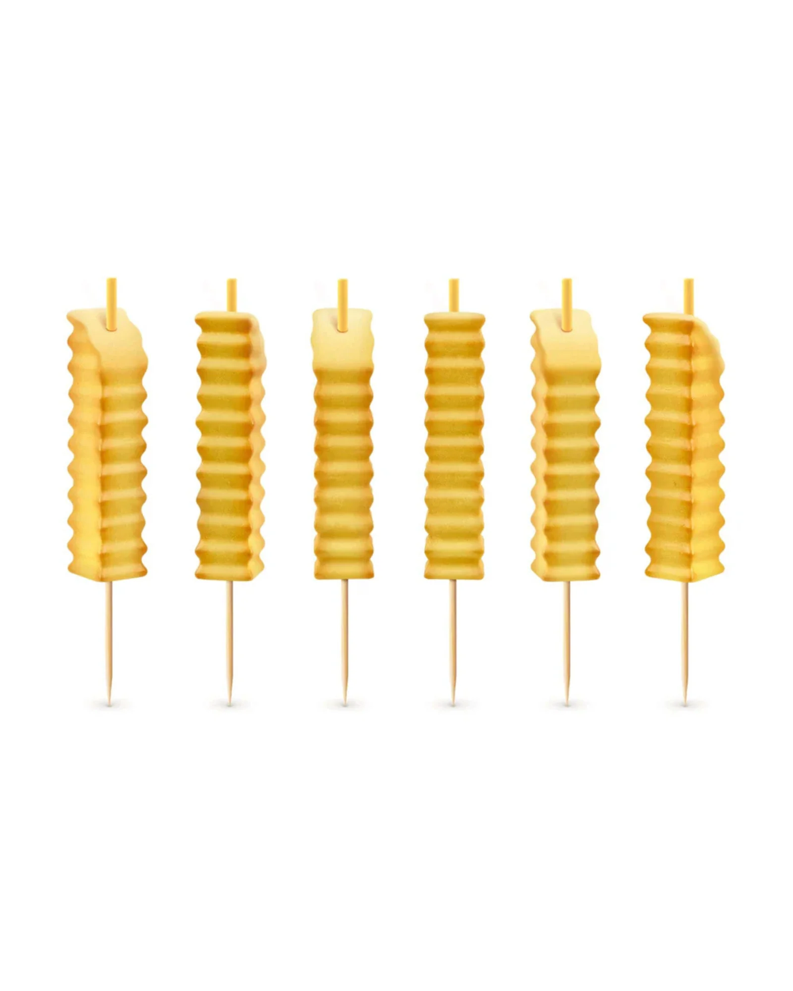 Hot & Crispy Party Candles (Set of 6)
