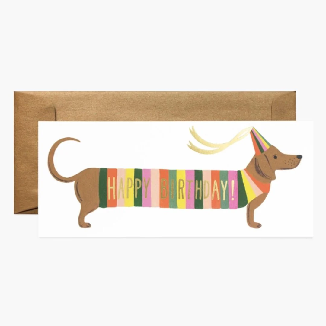 Hot Dog Birthday Card