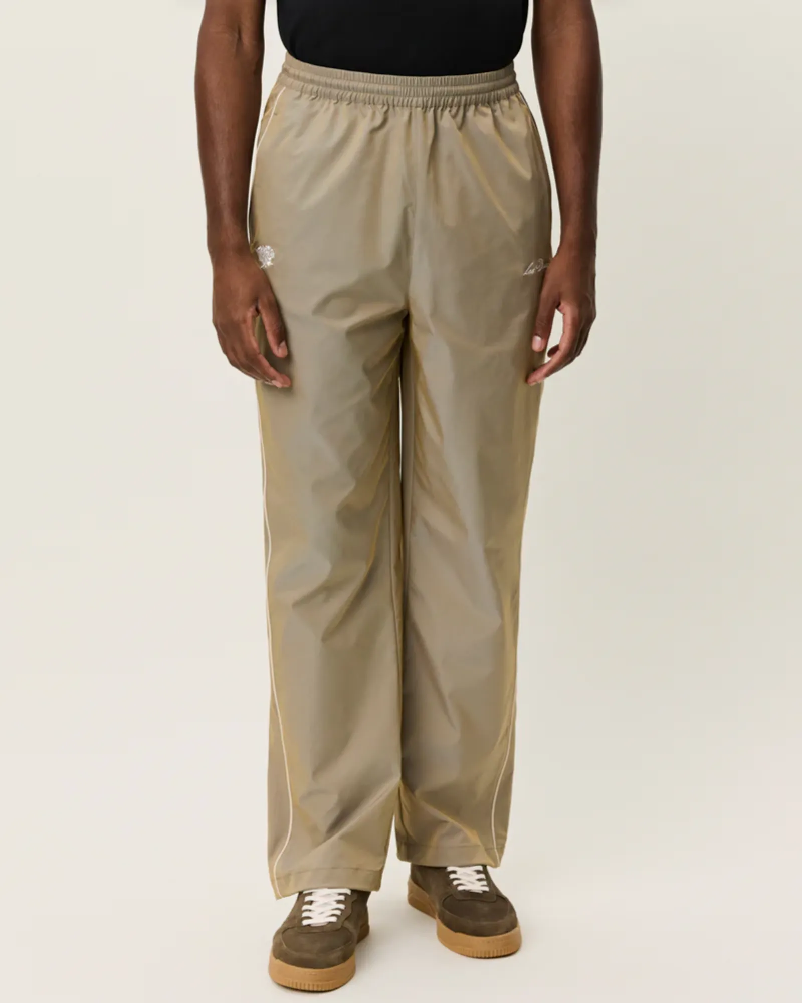 Hudson Shiny Track Pants (Laurel Oak Sand)