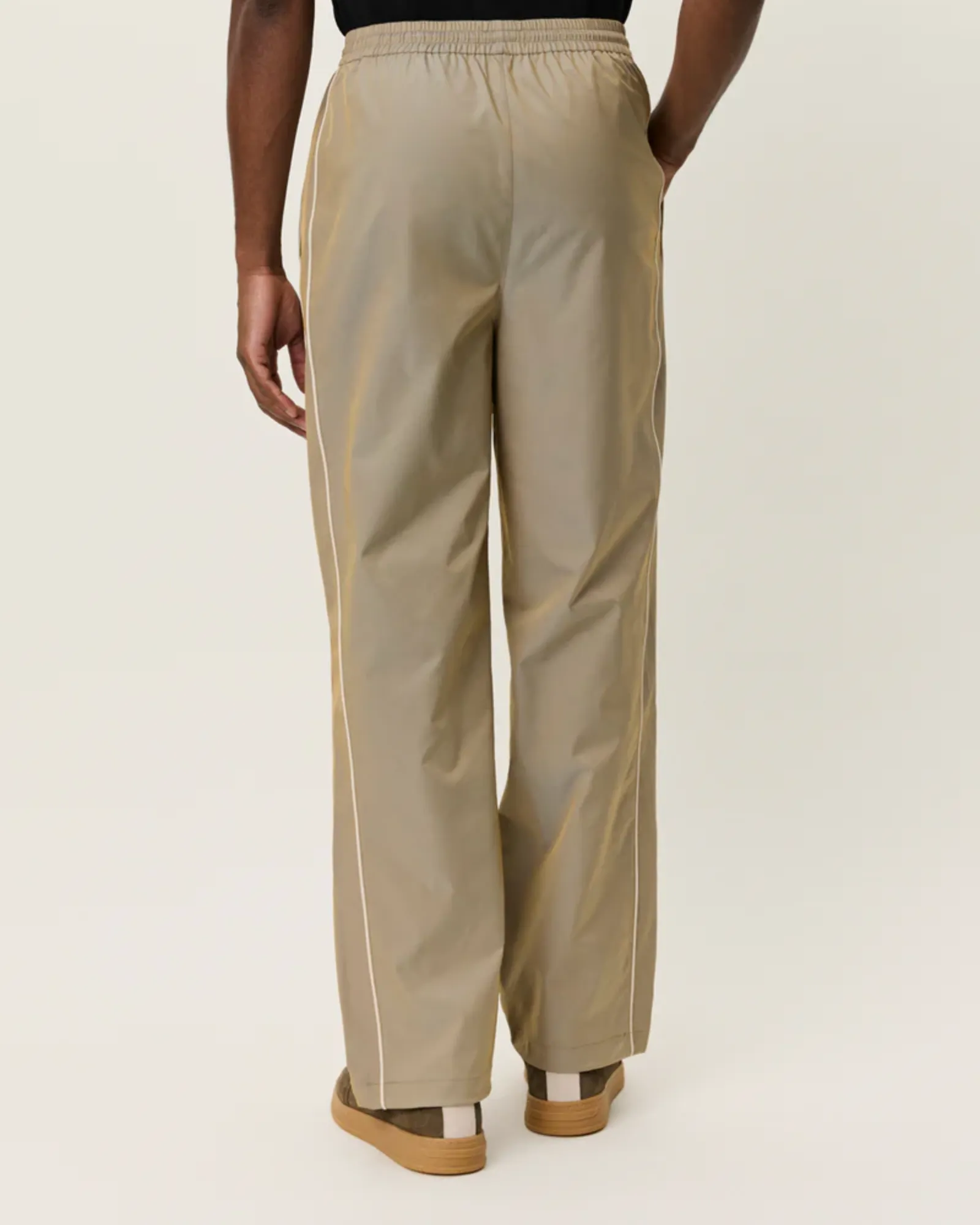 Hudson Shiny Track Pants (Laurel Oak Sand) - Image 4