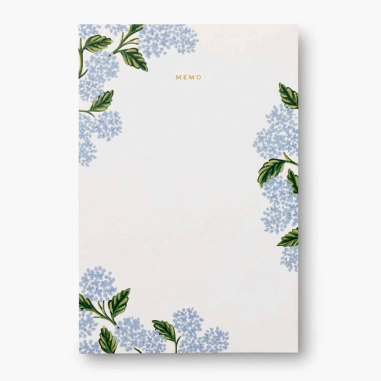 Hydrangea Memo Pad