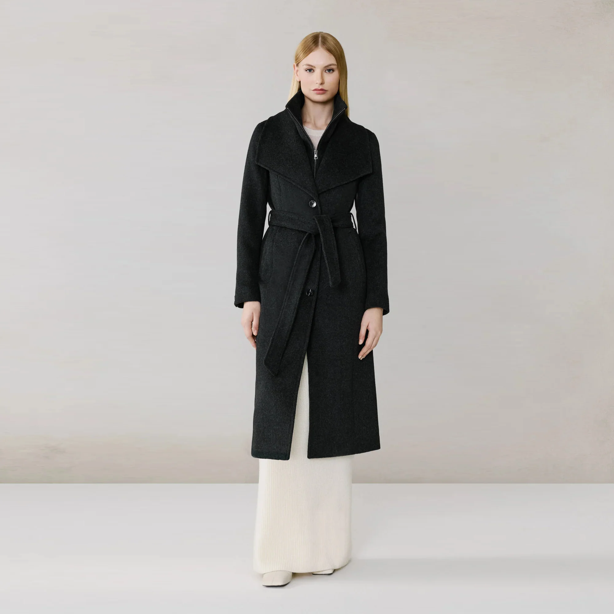 Ilana Belted Wool Coat - Image 2