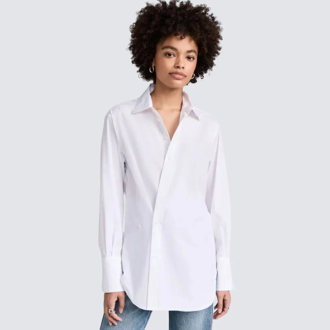 Indiana Poplin Shirt (White) - Image 3