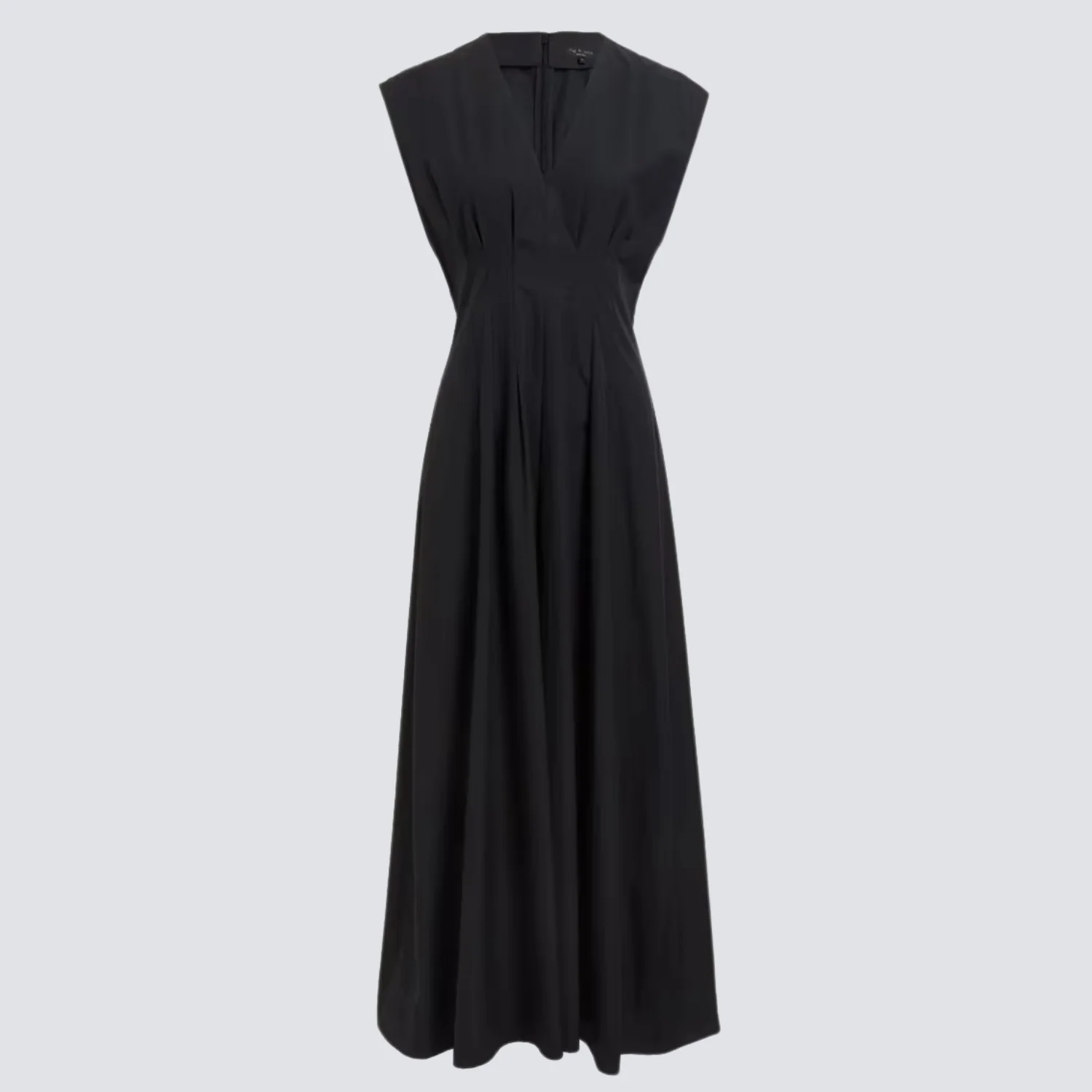 Ines Poplin Dress (Black)