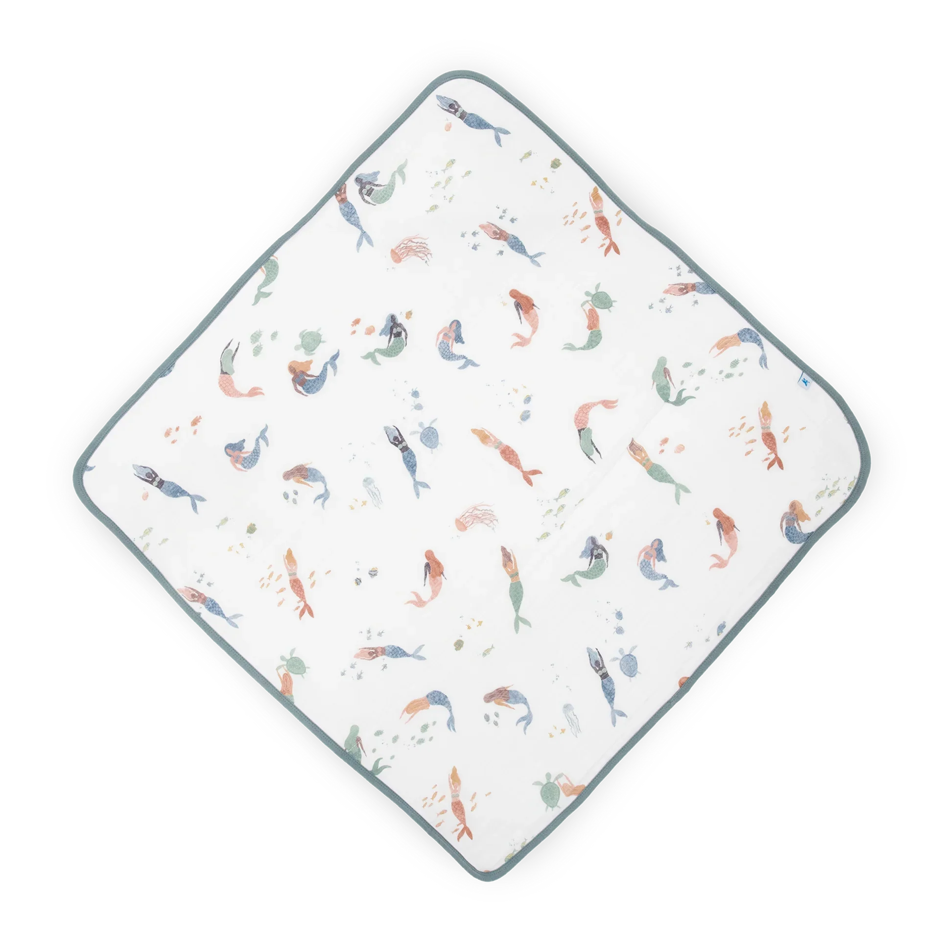 Infant Hooded Towel (Mermaids) - Image 3