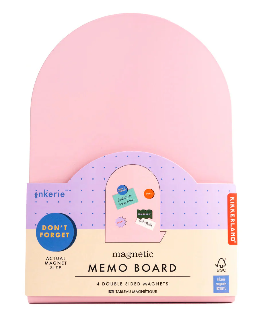 Inkerie Pink Magnetic Memo Board - Image 2