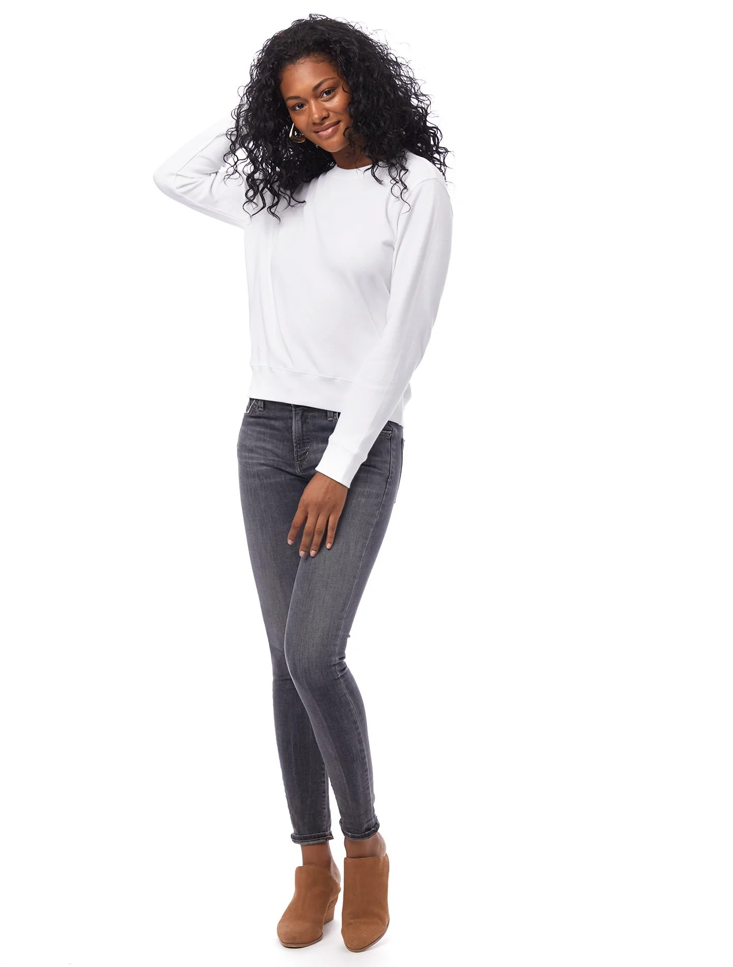Interlock Pullover Sweater (White) - Image 3