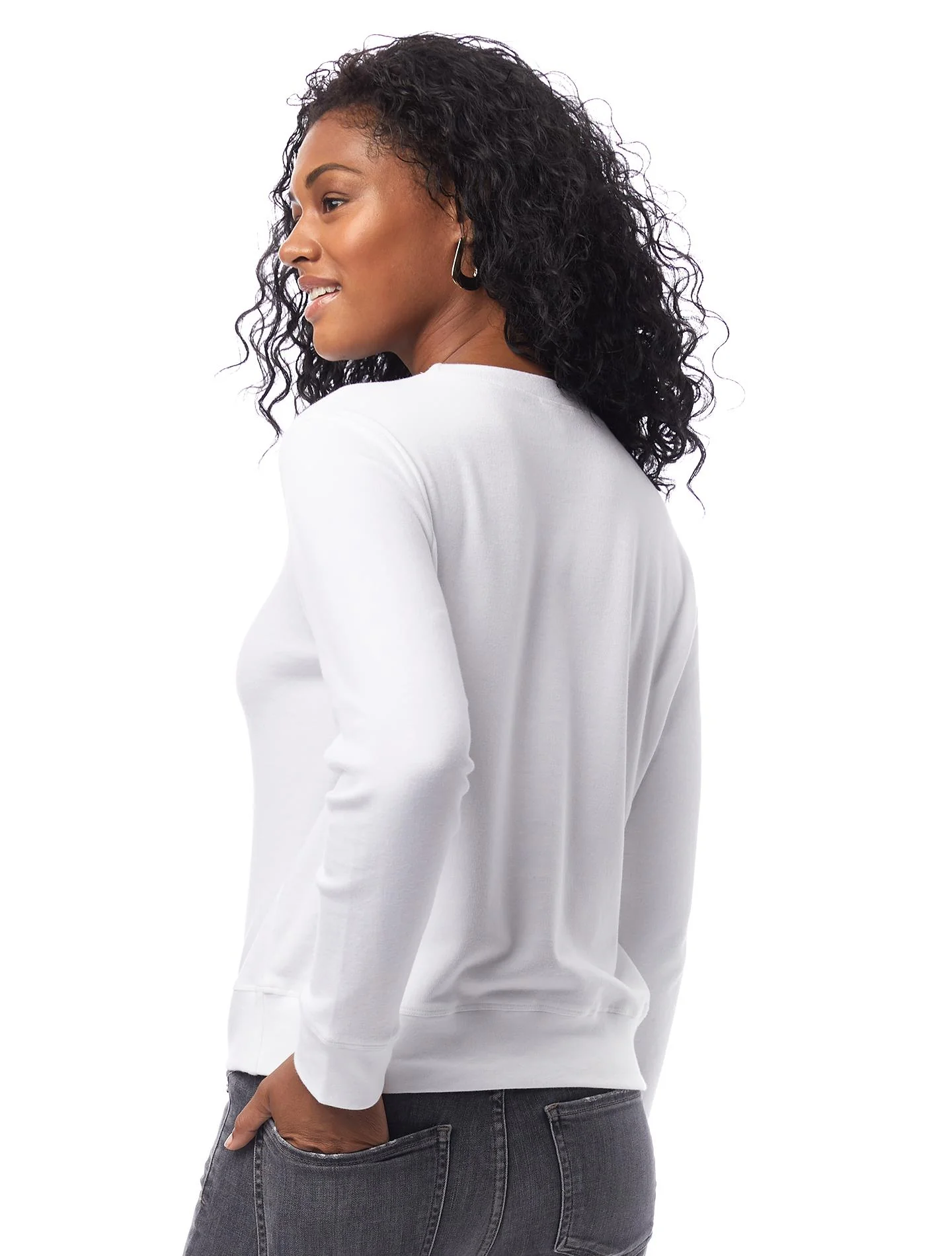 Interlock Pullover Sweater (White) - Image 4