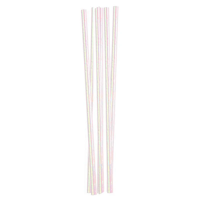 Iridescent Paper Straws - Image 3