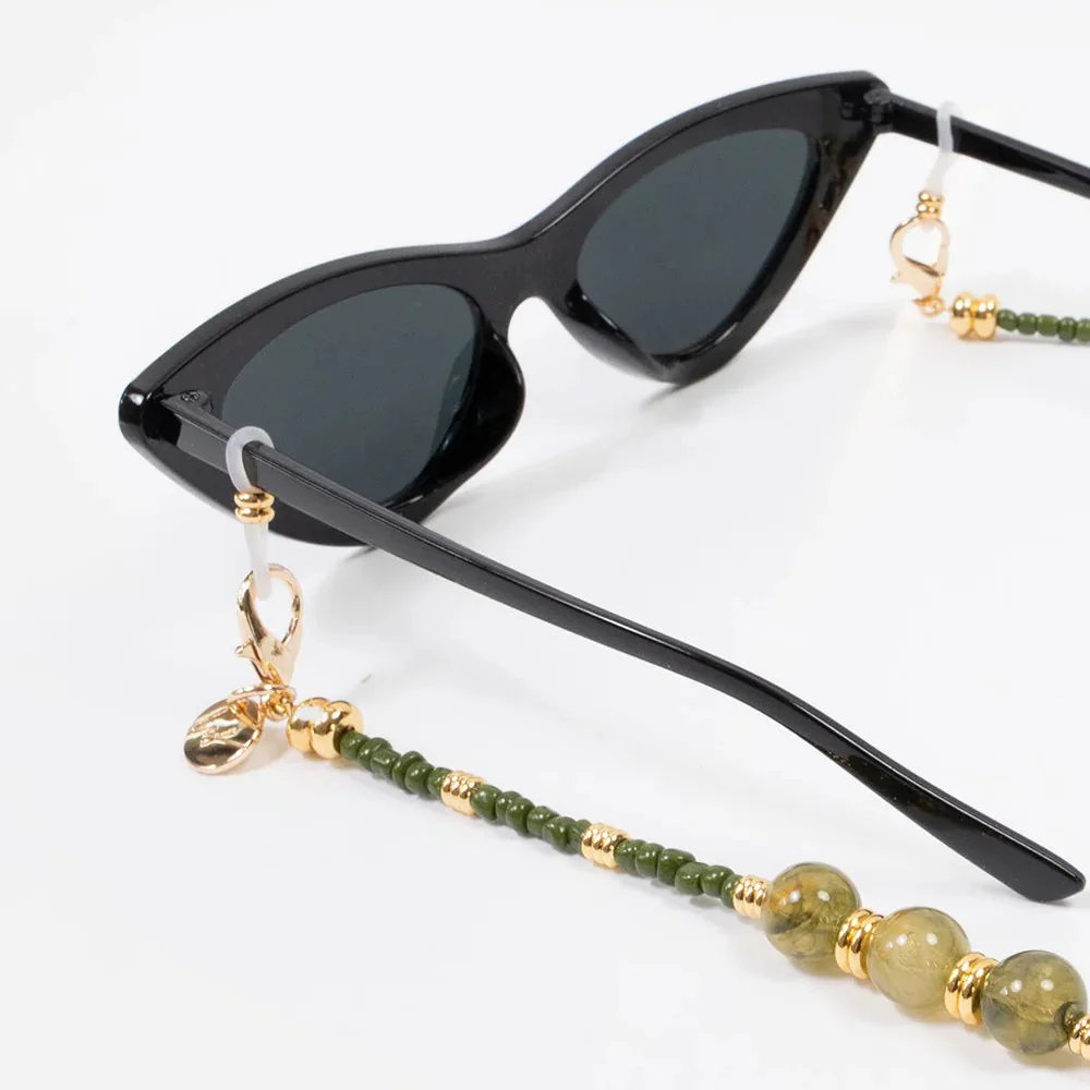 Iris Eyeglass Chain (Khaki) - Image 2