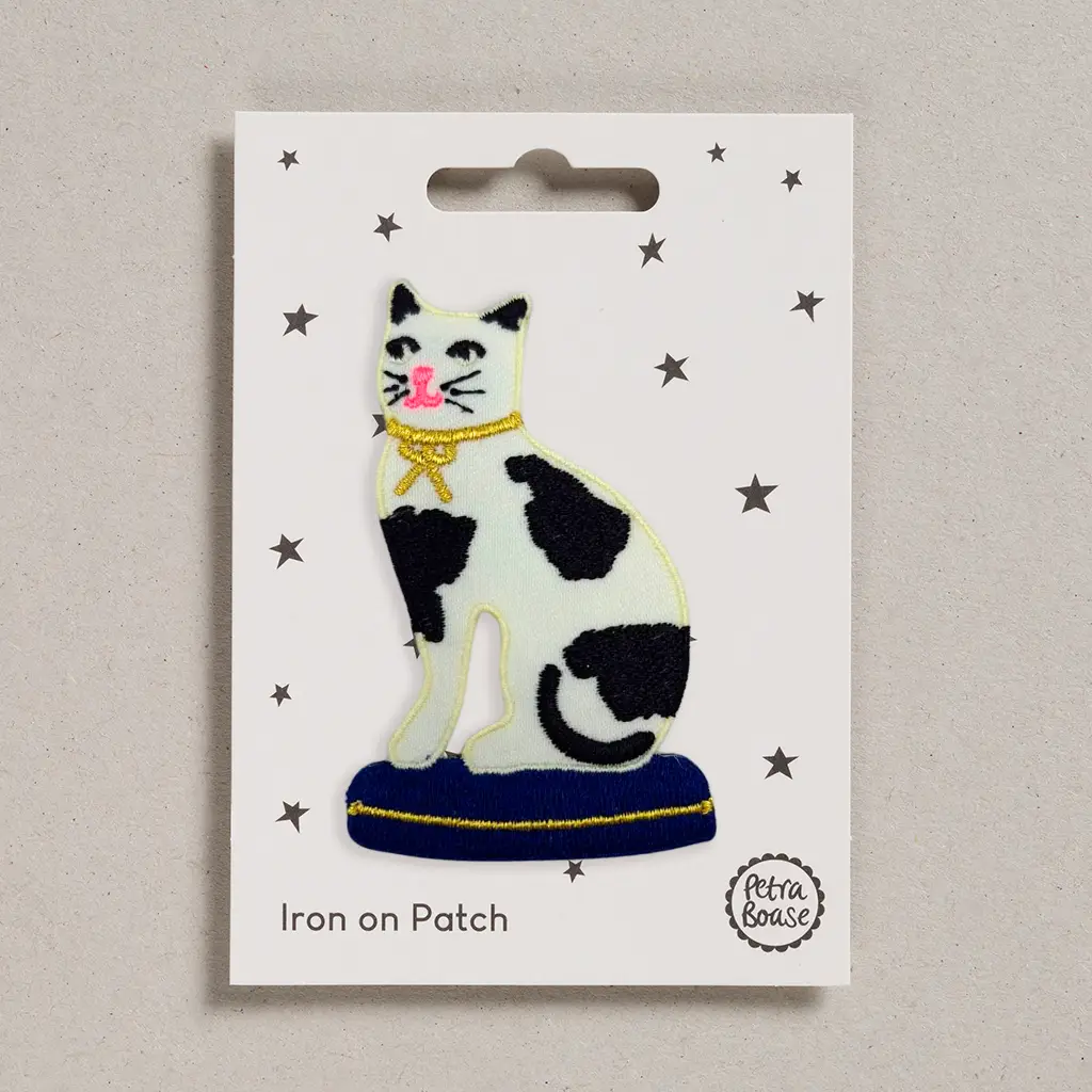 Iron-On Patch (Cat with Bow)